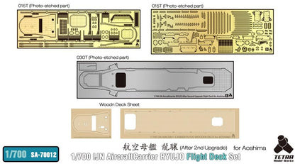 Tetra Model 1/700 Scale Aircraft Carrier Ryūjō Full Deck Set