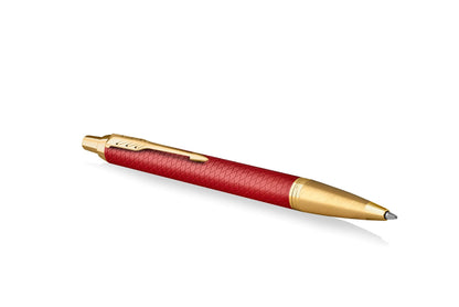 PARKER IM Premium Matte Red GT Ballpoint Pen Gift Boxed
