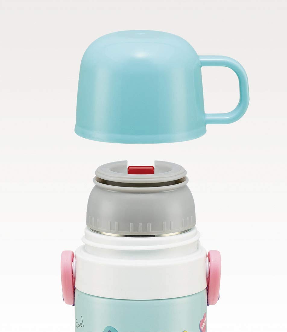 Skater Stainless Steel Water Bottle Replacement Cup Light Blue