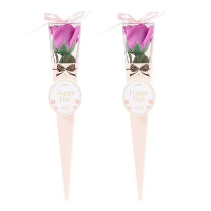Q-FLA Bath Soak with Soap Flower Bouquet Set for Gifts