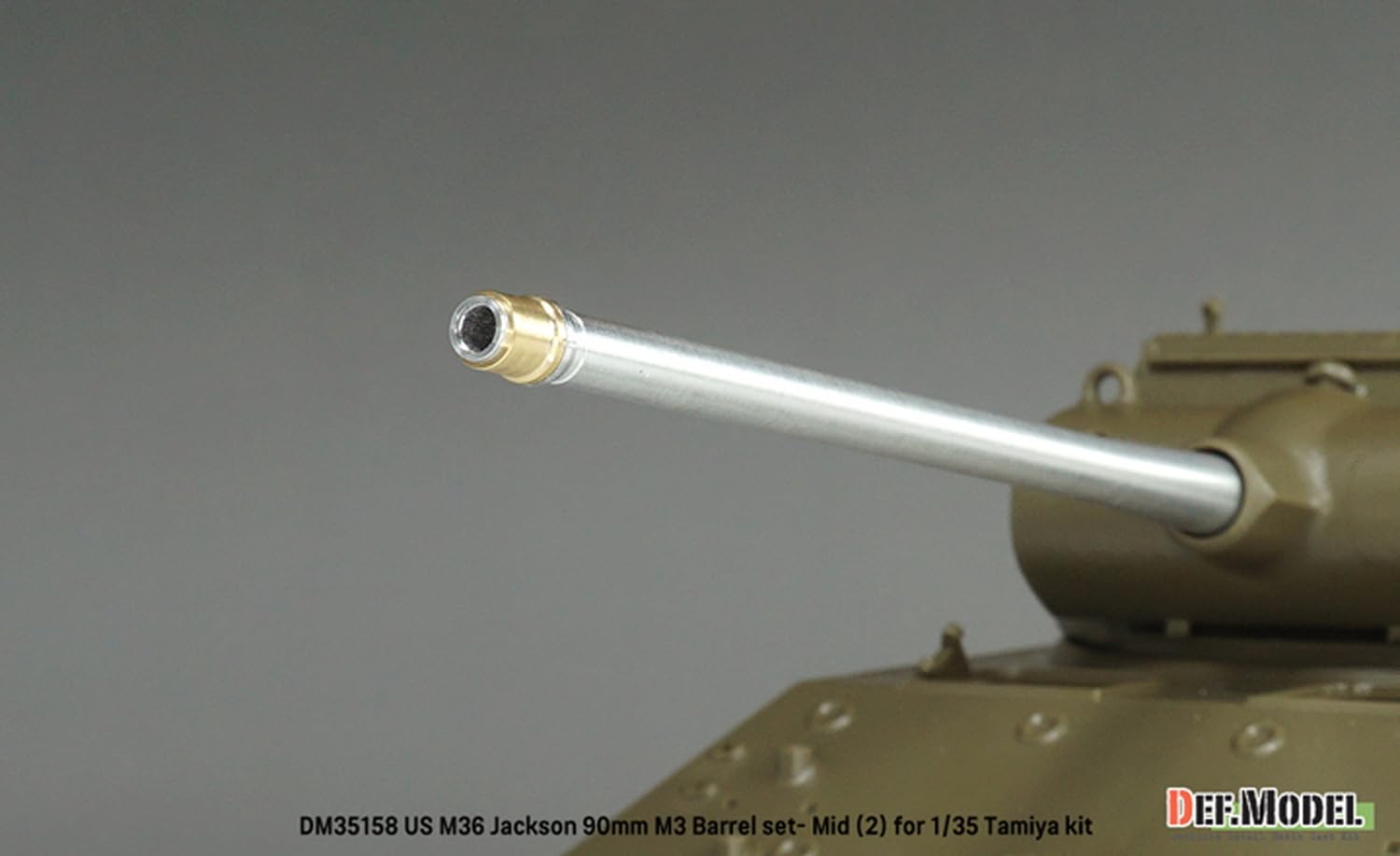 DEF.MODEL 1/35 WWII American M36 Jackson Tank Model with Metal Barrel Set