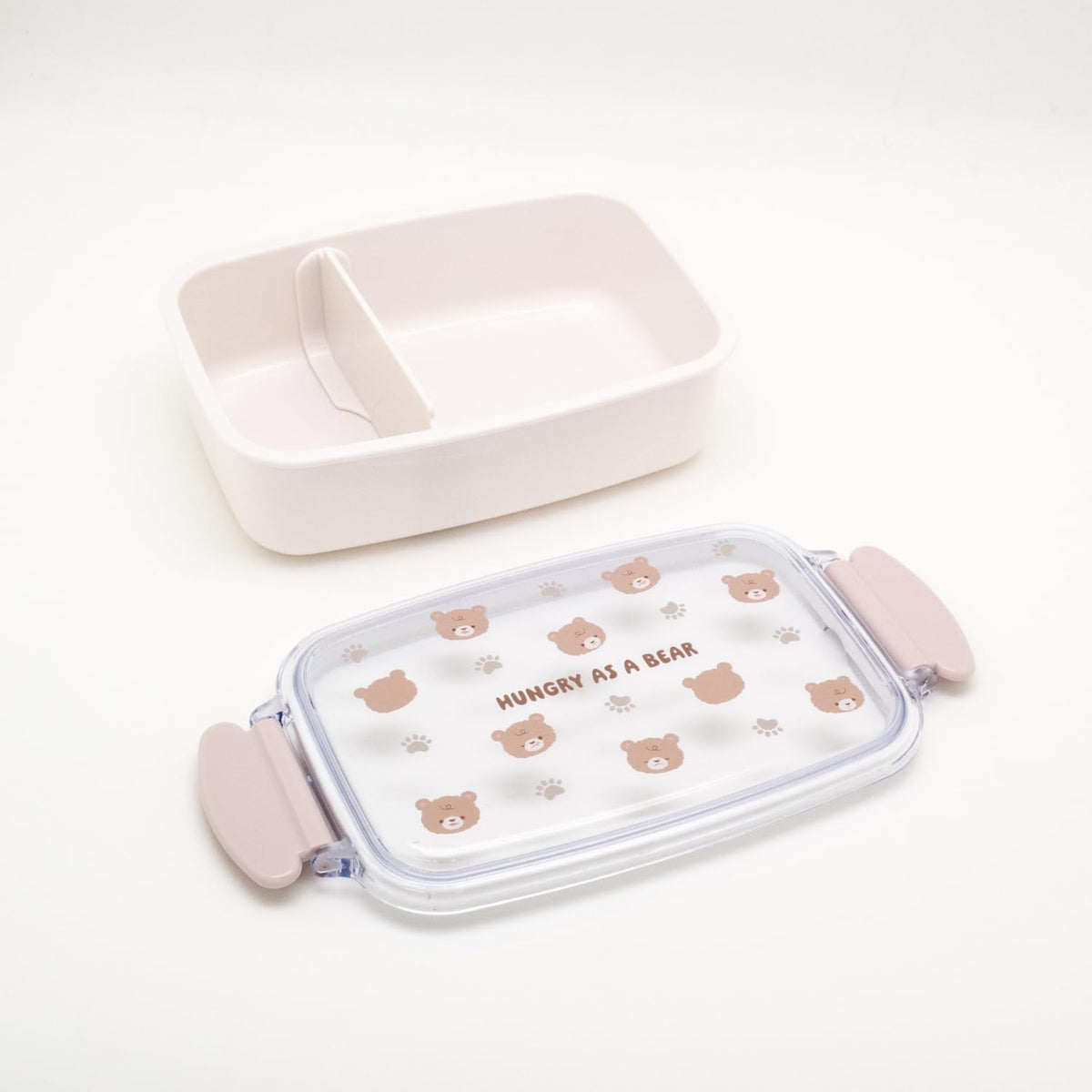 OSK Antibacterial Bento Box with Dividers 500ml Made in Japan