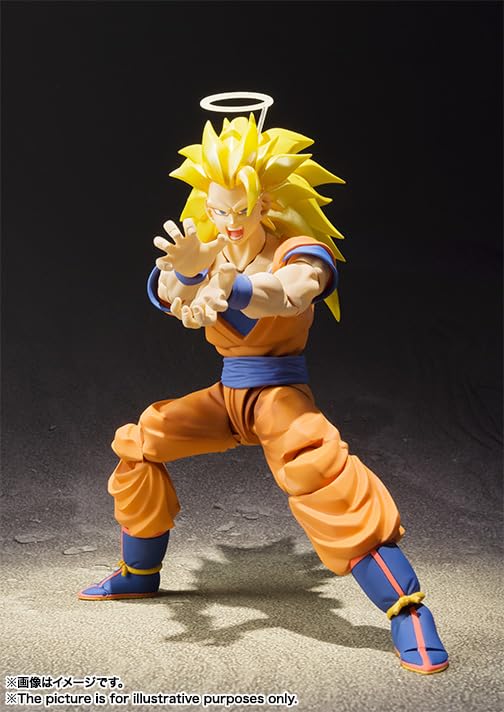 TAMASHII NATIONS S.H. Figuarts Dragon Ball Z Super Saiyan 3 Goku Figure 155mm