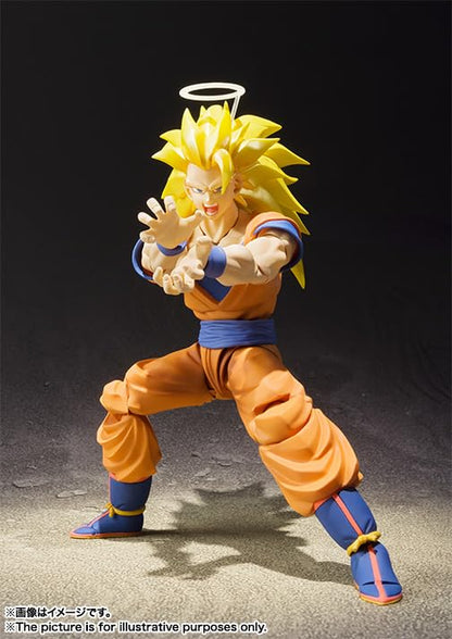 TAMASHII NATIONS S.H. Figuarts Dragon Ball Z Super Saiyan 3 Goku Figure 155mm