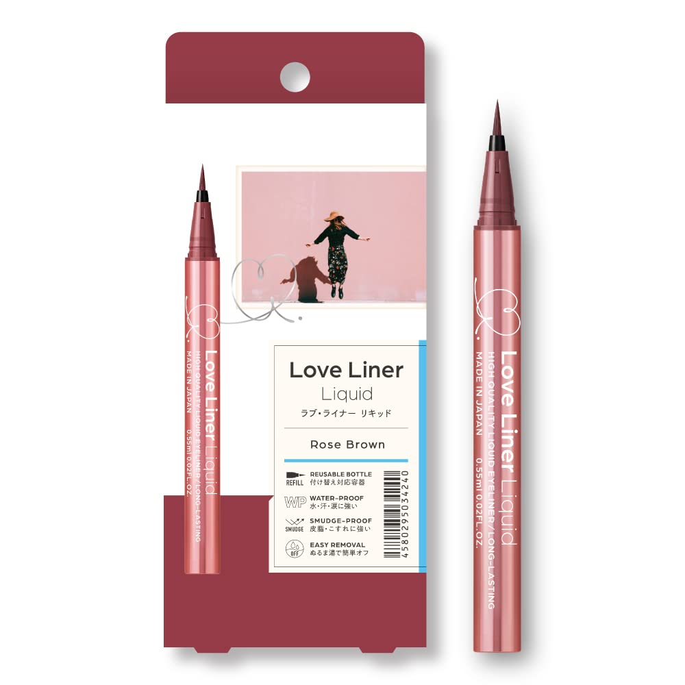 LoveLiner Liquid R4 RoseBrown Long-Lasting Eyeliner