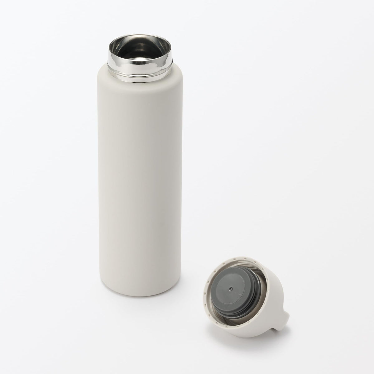 MUJI Vacuum Insulated Bottle with Handle 750mL for Hot and Cold Drinks