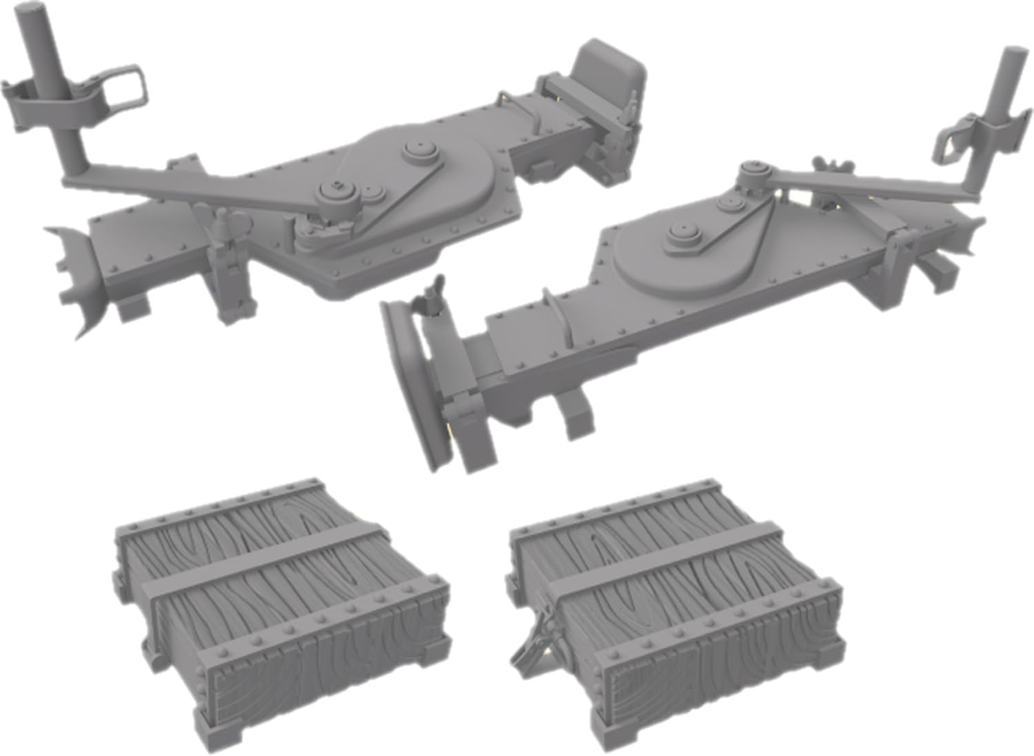 Passion Models 1/35 Tiger I 15t Jack Set 3D Printed Model Parts