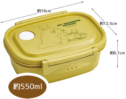 Skater Lightweight Bento Box 550ml with Totoro Design