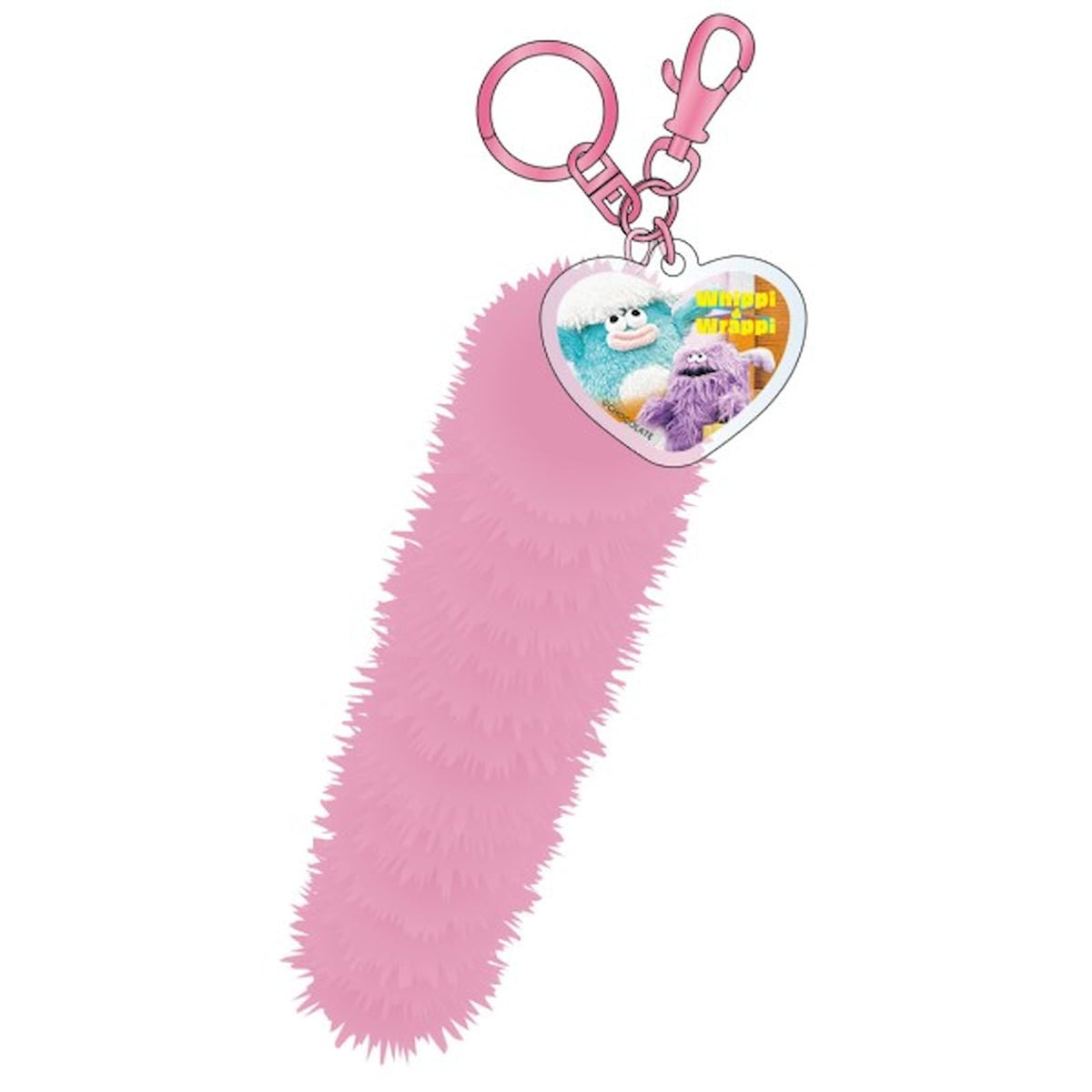 K Company Whippy &amp; Lappy Tail Fur Keychain Pink
