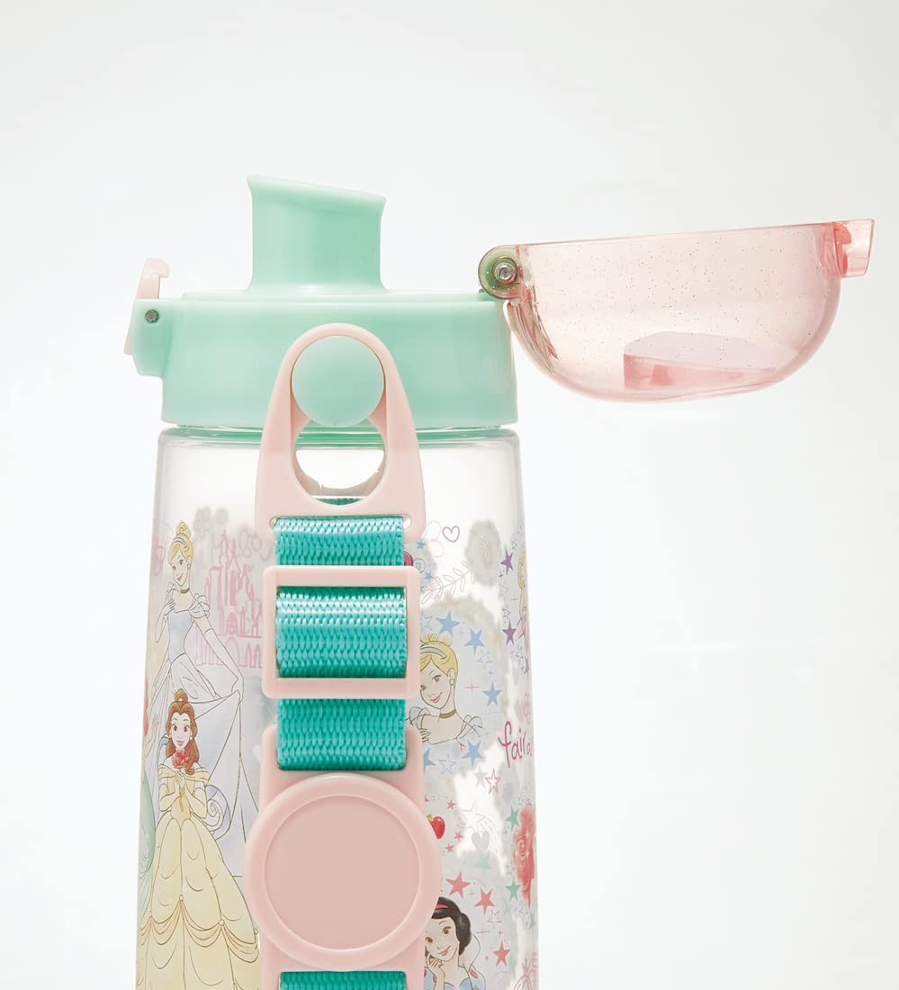 Skater Disney Princess Water Bottle 480ml One Push for Kids