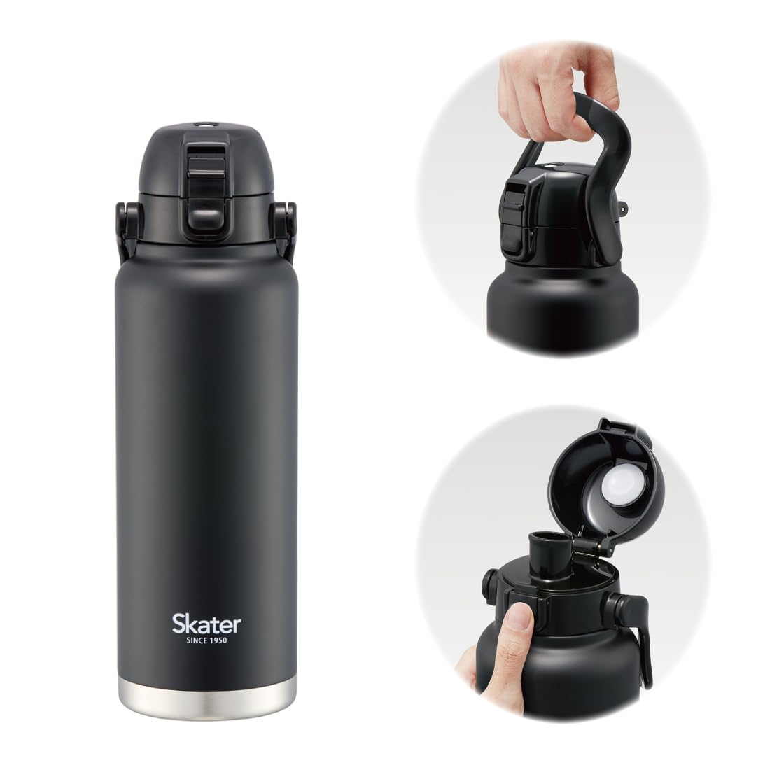 Skater Direct Bottle with Handle 1200ml for Everyday Hydration