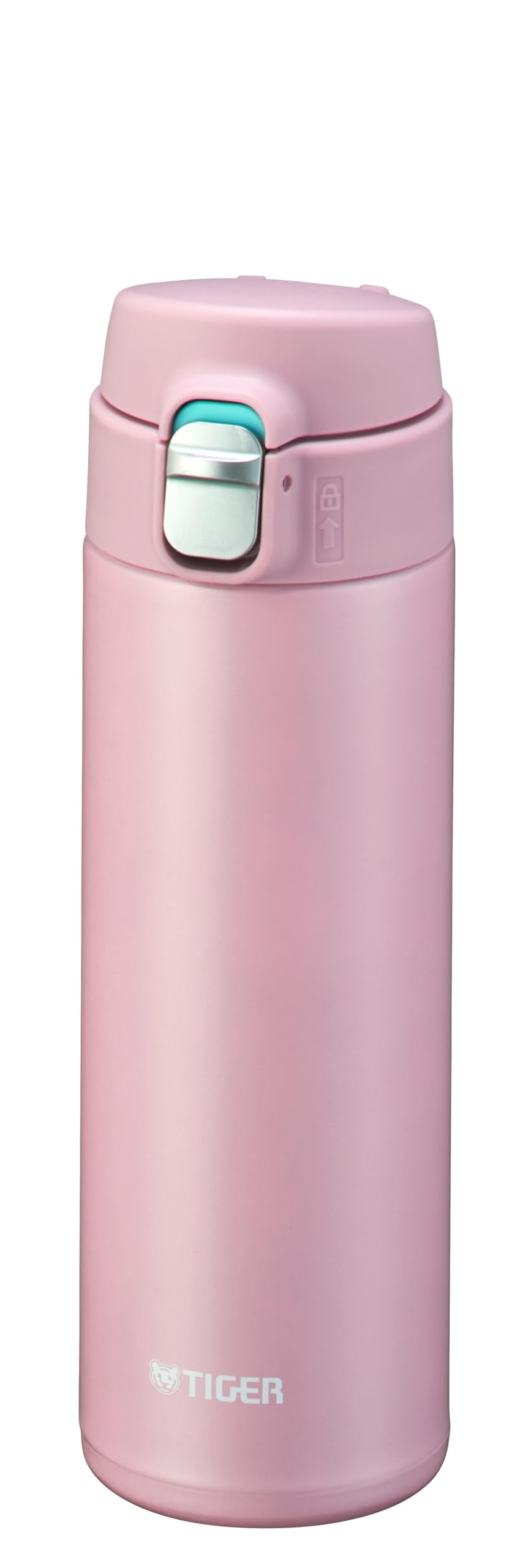 TIGER Stainless Steel Water Bottle 480ml with One-Push Lid