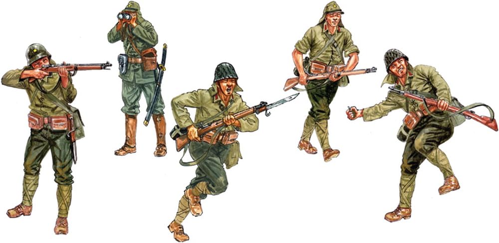 PLATZ 1/72 Japanese Army Infantry Plastic Model Kit IT6170