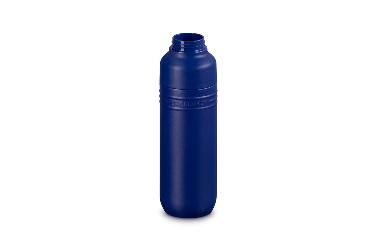 Le Creuset Water Bottle 500ml Stainless Steel Vacuum Insulated Blue