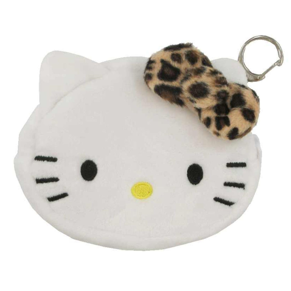 UNIQ Mini Face Pouch Hello Kitty Leopard Print Brown