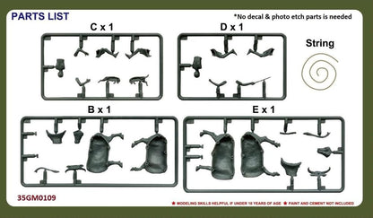 Gecko Models 1/35 Vietnam Child, Puppy, and Water Buffalo Set