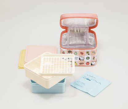 Skater Picnic Bento Box with Insulated Bag and Ice Pack 2240ml
