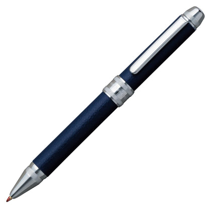Platinum Fountain Pen Multifunctional Double Action Blue Leather Wrapped