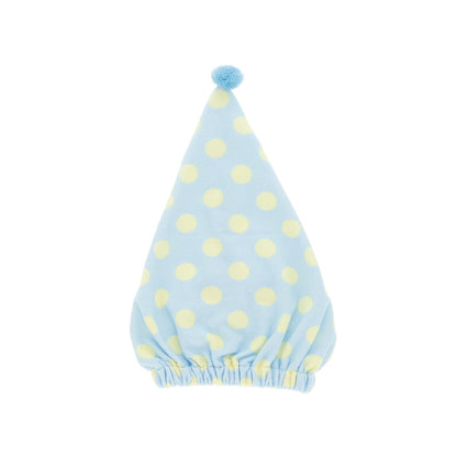 Marushin Swimming Towel Cap for Kids with Large Polka Dots