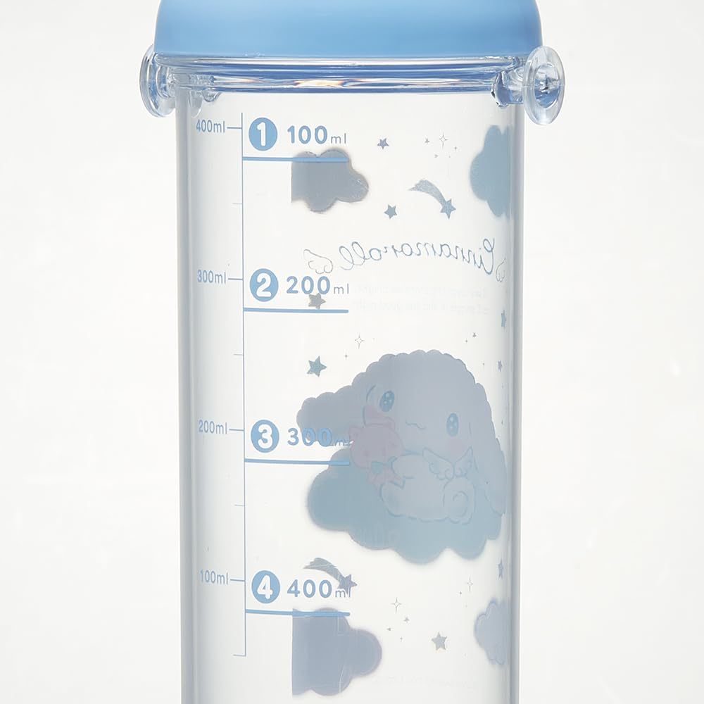 Skater Kids Clear Plastic Water Bottle 480ml with Measurement