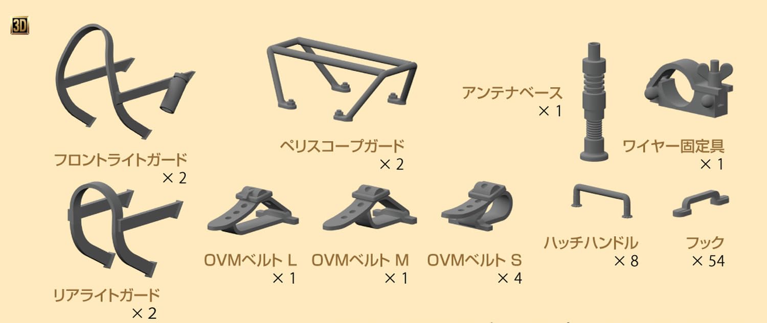 Passion Models 1/35 M36/M10 3D Detail Up Set for Tamiya Model Kits