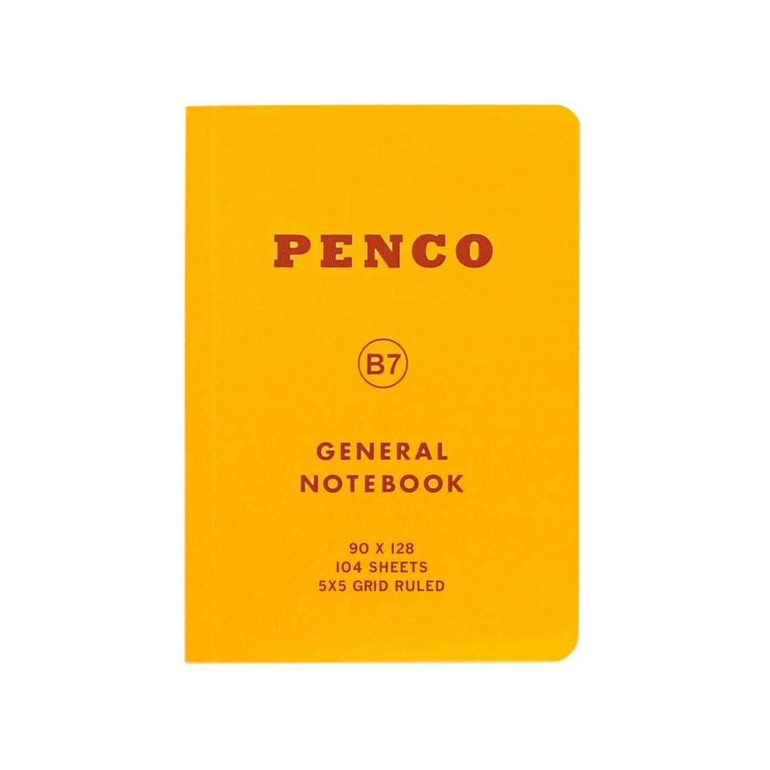 HIGHTIDE Penco Soft PP Notebook, B7, Yellow, 208 Pages