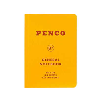 HIGHTIDE PENCO Soft PP Notebook B7 Yellow for Everyday Use
