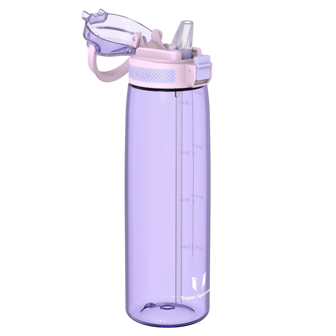 Super Sparrow 1L Water Bottle with Straw BPA-Free Tritan Material