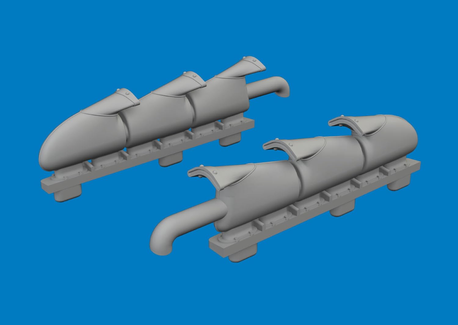 Eduard 1/72 Spitfire Mk.V Exhaust Pipe Set for Model Kits