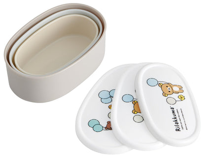 Skater Bento Box Set with Antibacterial Features for Easy Meal Storage