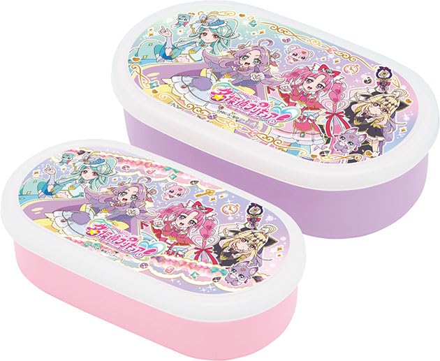 Komorijushi Detective Precure Seal Containers Set 280ml and 180ml