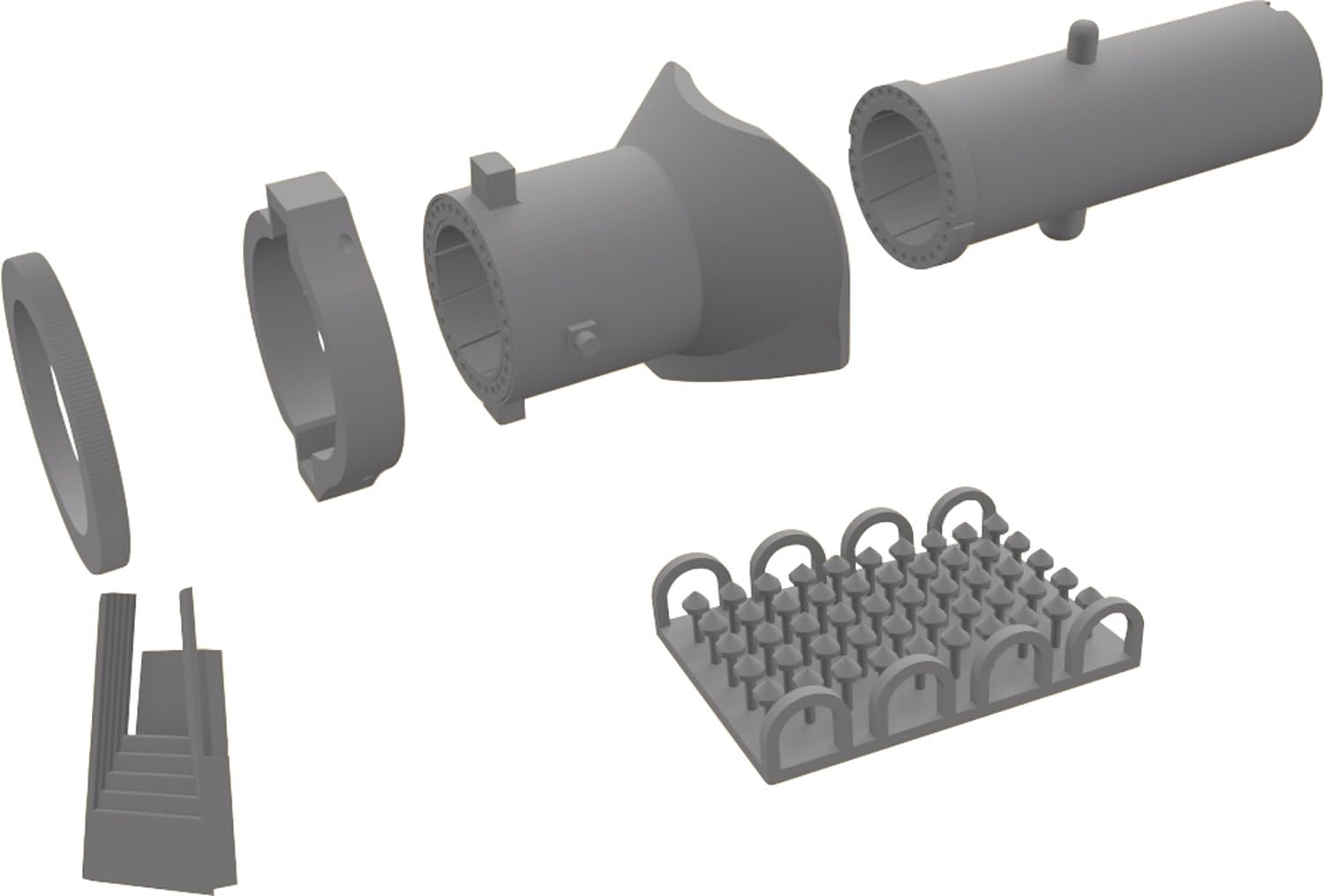 Passion Models 1/35 Storm Tiger 3D Barrel Set for Tamiya 35177
