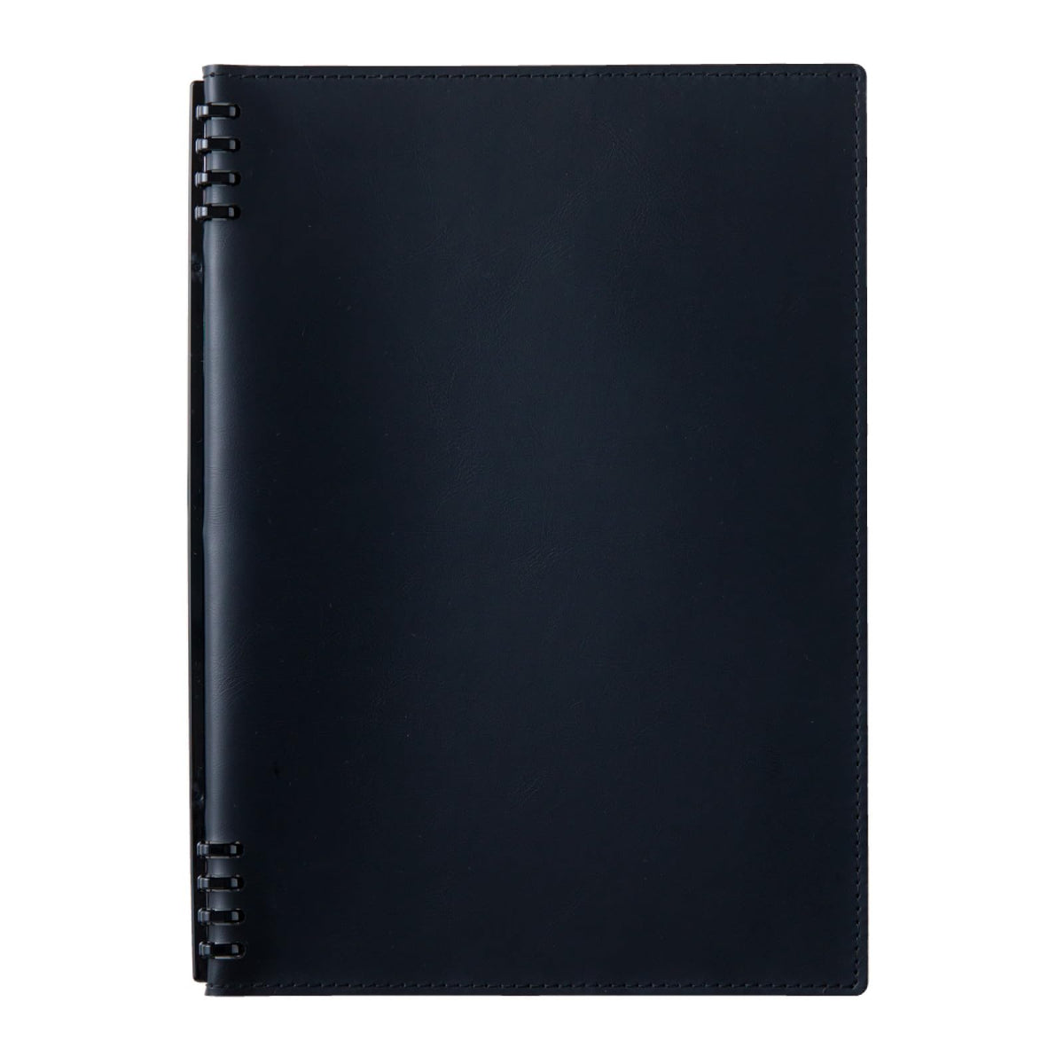 Kingjim Ring Notebook Teffleinu Leather B5 Black Durable Design