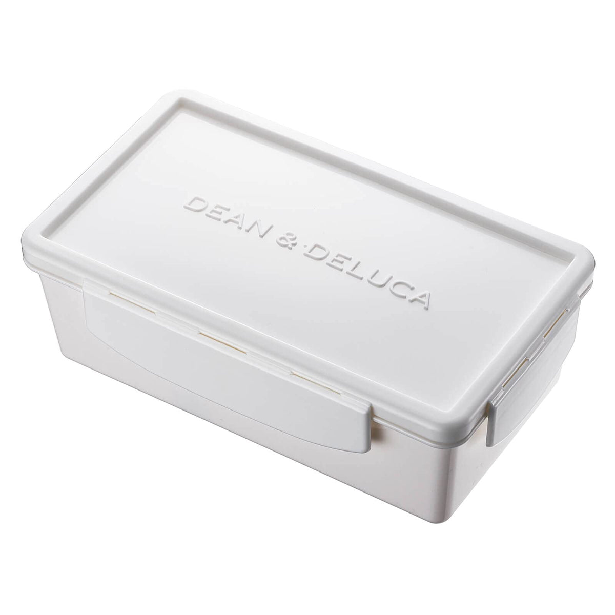 DEAN &amp; DELUCA Lunch Box M Size White 800ml Microwave and Dishwasher Safe