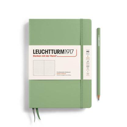 LEUCHTTURM1917 A5 Dot Grid Notebook Sage 361584