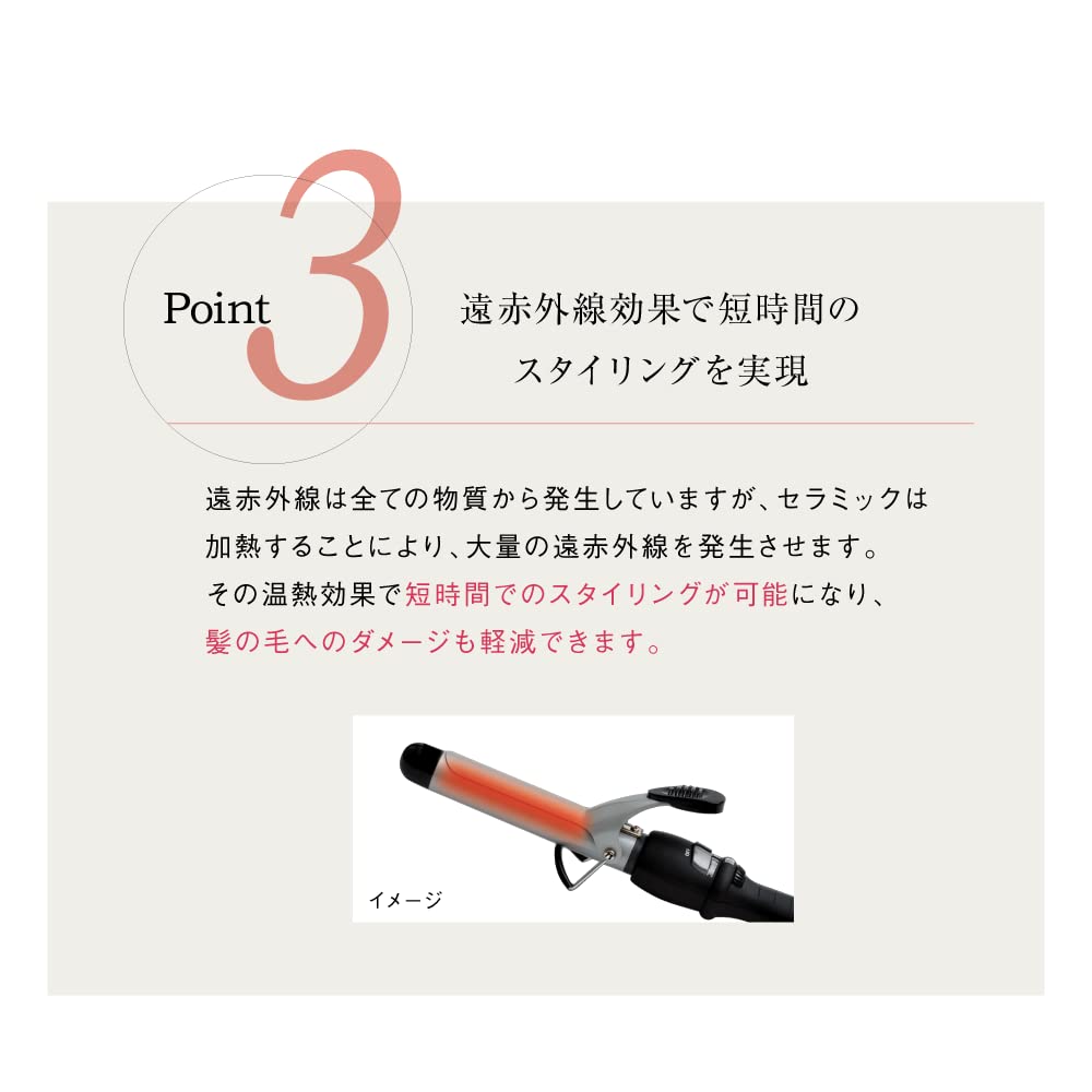 Aivil Ceramic Iron 12mm Black for Effortless Styling