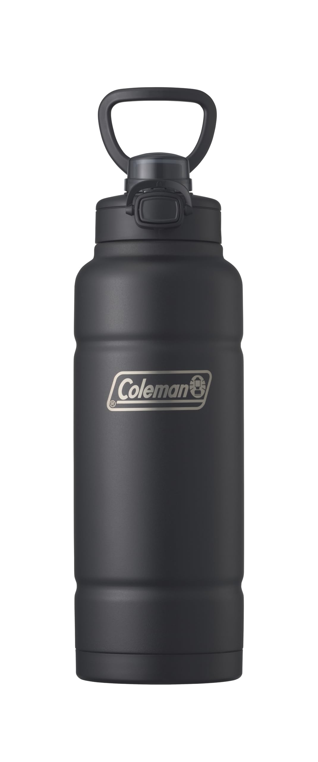 Coleman(コールマン) 真空断熱スポーツボトル/1.1L(ジェットブラック) 水筒 保冷 直飲み スポーツドリンク対応 ワンタッチオープン ハンドル付き セラミック加工