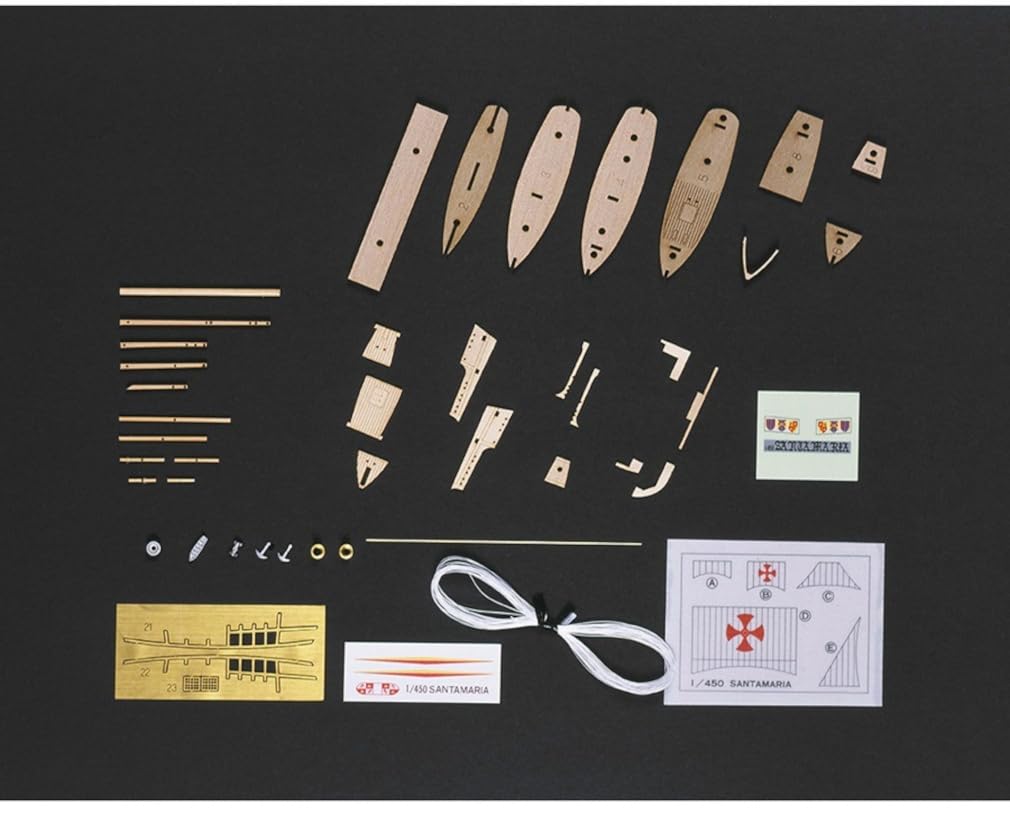 Woody JOE Santa Maria Wooden Model Ship Assembly Kit