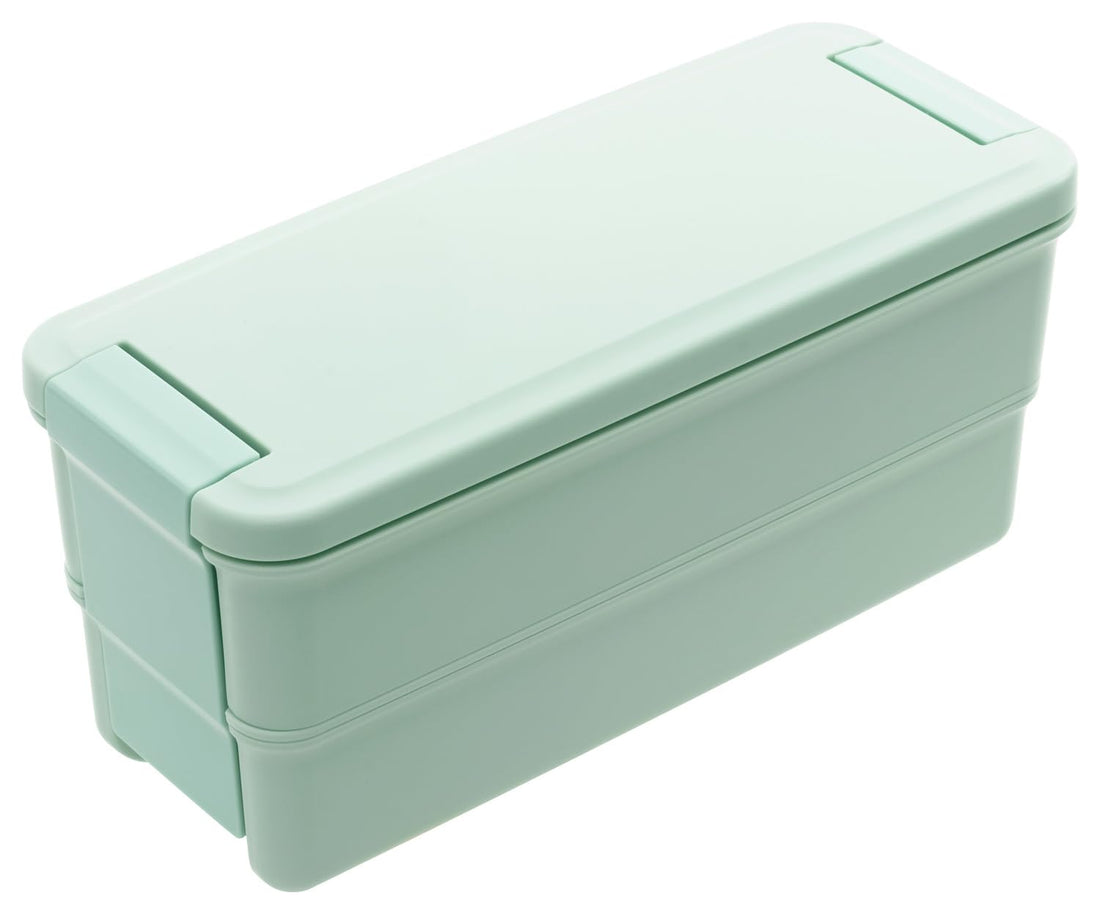 OSK Comfortable Two-Tier Lunch Box Mint Green 340ml 310ml