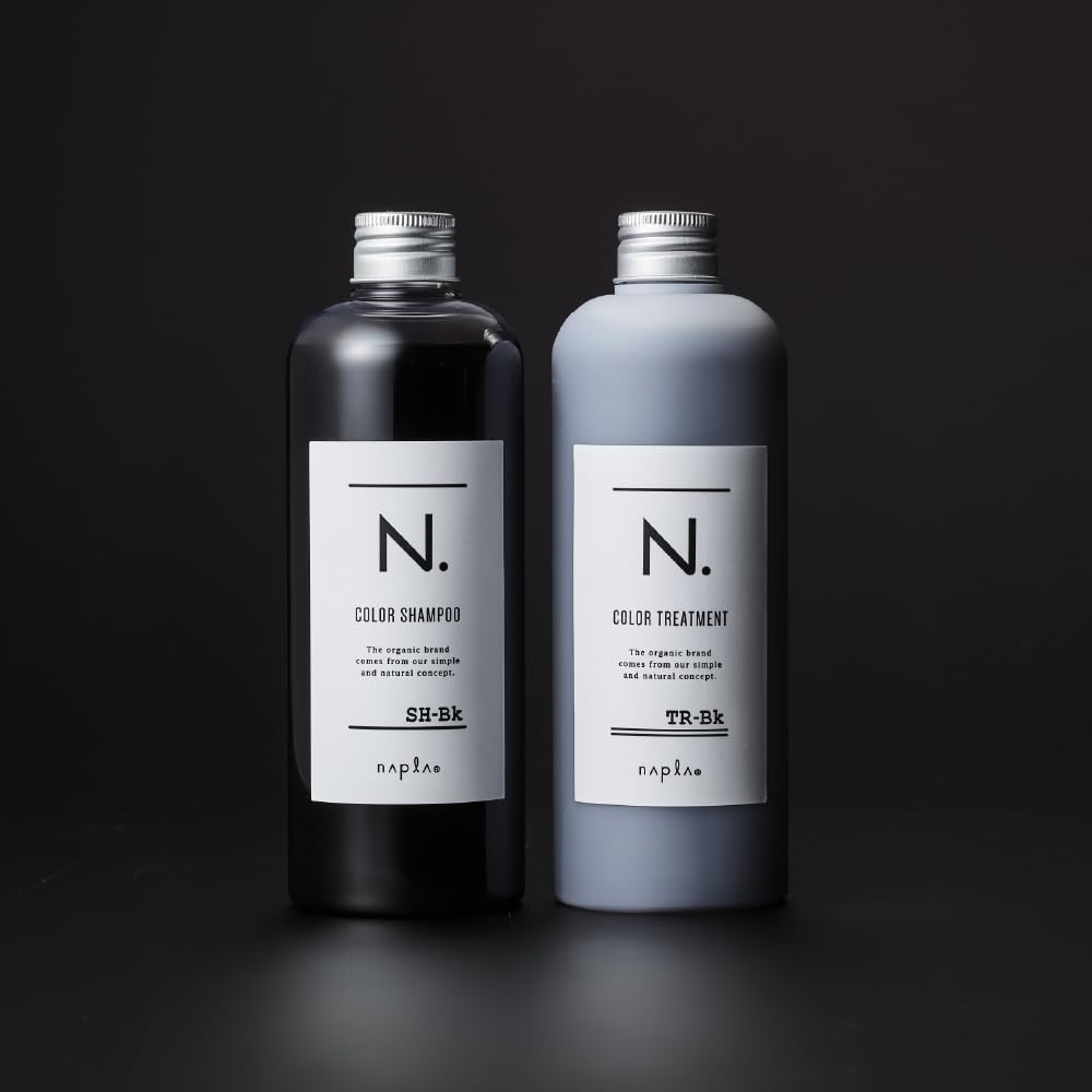 N. Color Shampoo Bk 320ml for Black Hair Maintenance