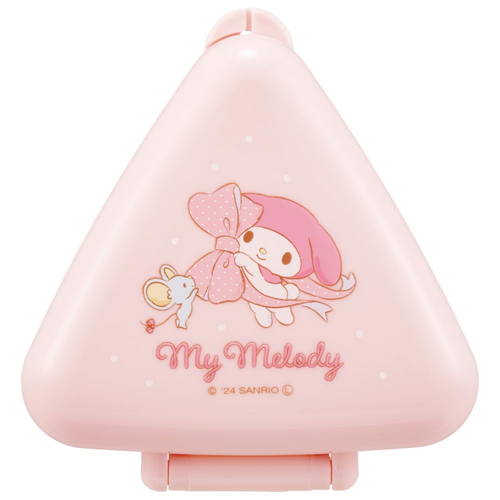Skater Portable Onigiri Case with My Melody Design for Girls