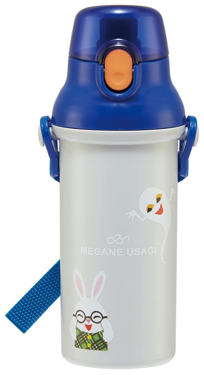 Skater Kids Water Bottle 480ml Easy Drink Plastic Made in Japan