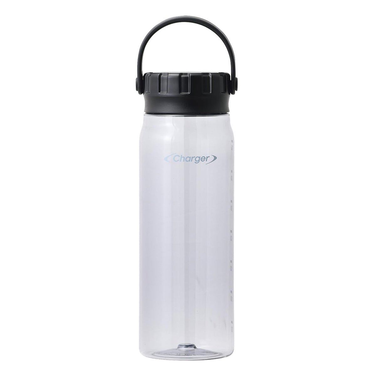 Paarukinzoku Tritan Water Bottle 830ml Durable BPA-Free Clear Gray