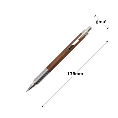 Luddite EverDraw Wood 0.5mm Mechanical Pencil in Walnut