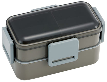 Skater Bento Box Charcoal Gray 850ml Large Capacity for Men