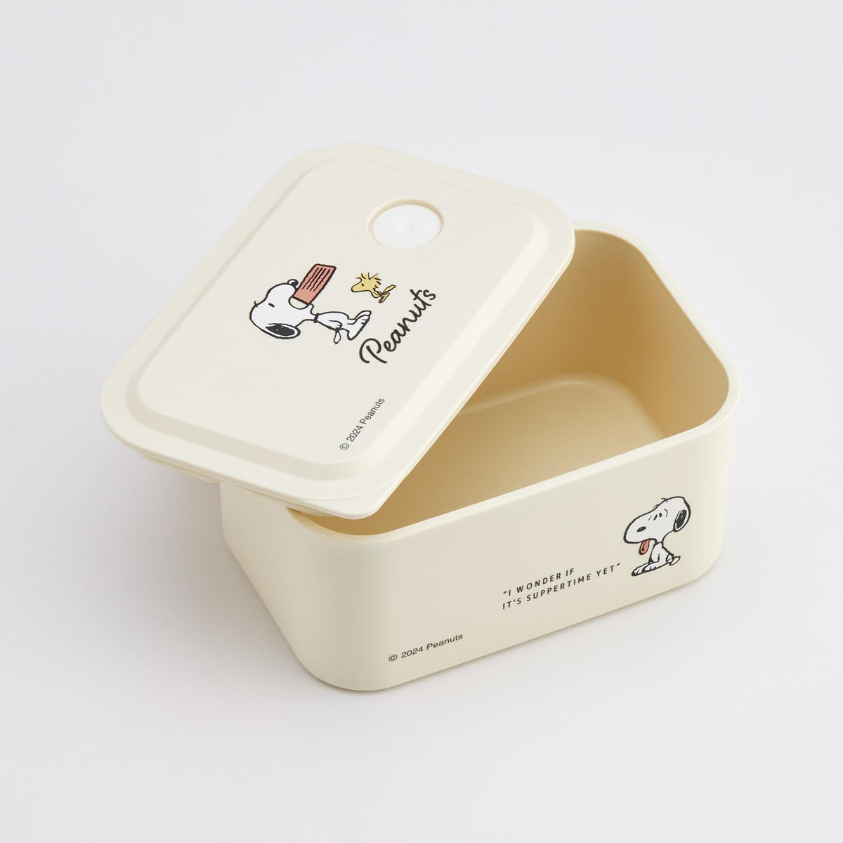 スケーター(Skater) 弁当箱 ミニ容器 1段 320ml 蓋をしたままレンジ対応 ランチケース ランチボックス スヌーピー バッジ PL32B