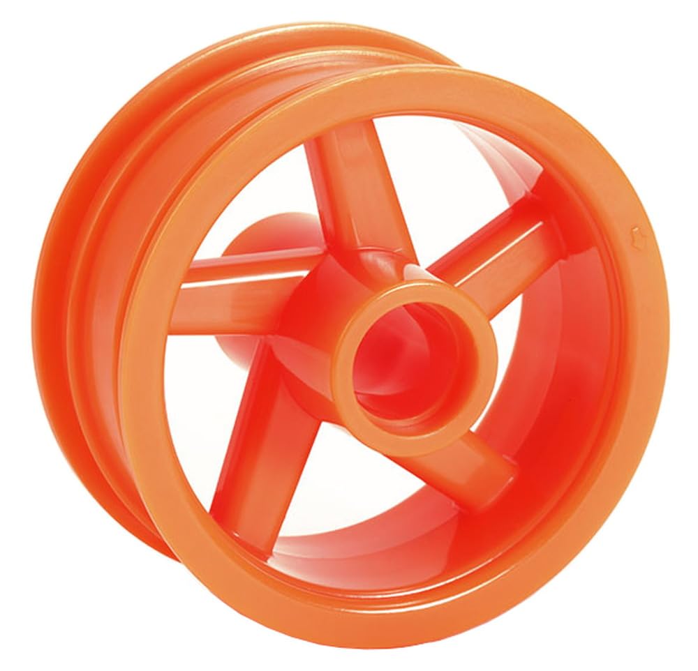 TAMIYA OP.1914 T3-01 Front Wheels in Fluorescent Orange