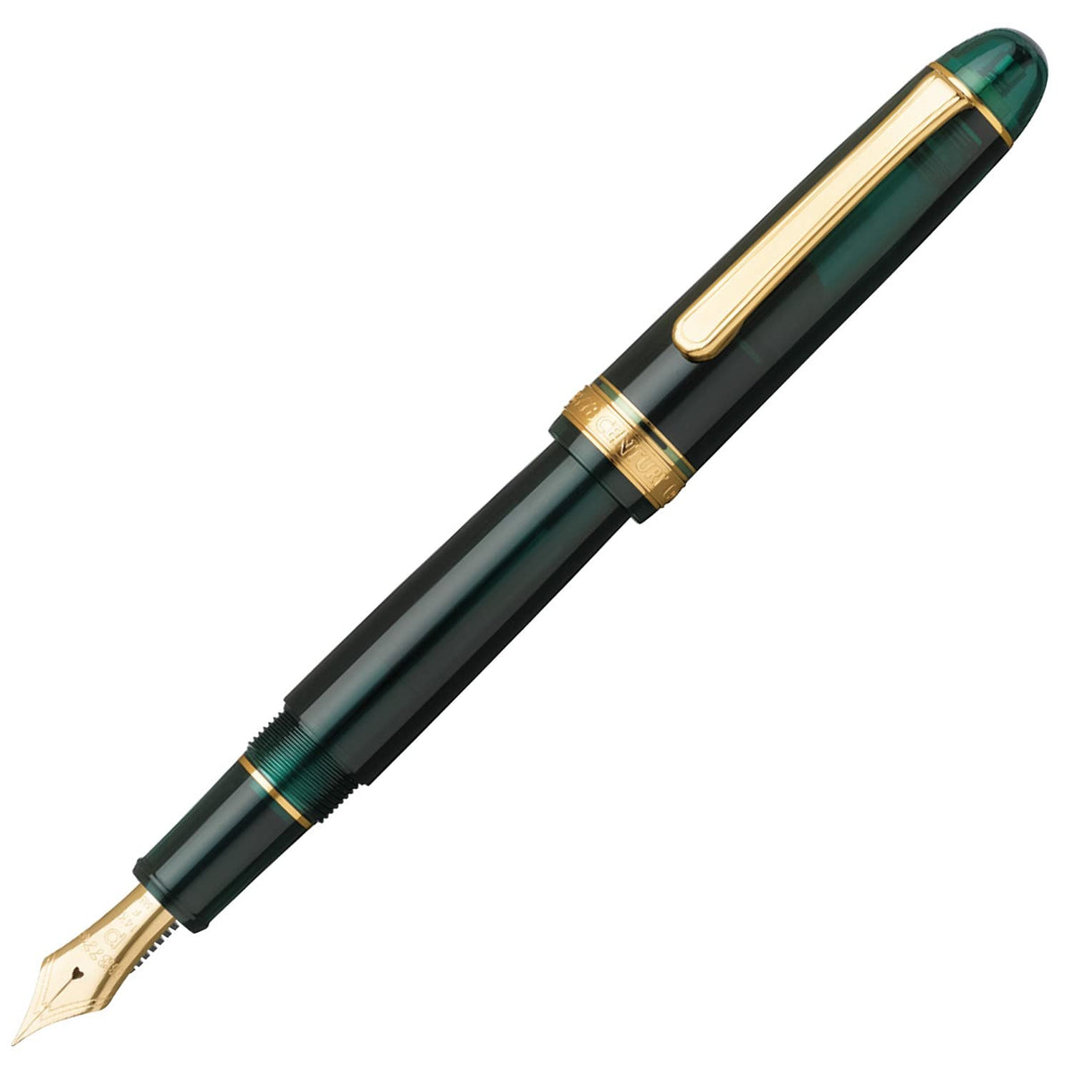 Platinum Fountain Pen Broad Nib Laurel Green 