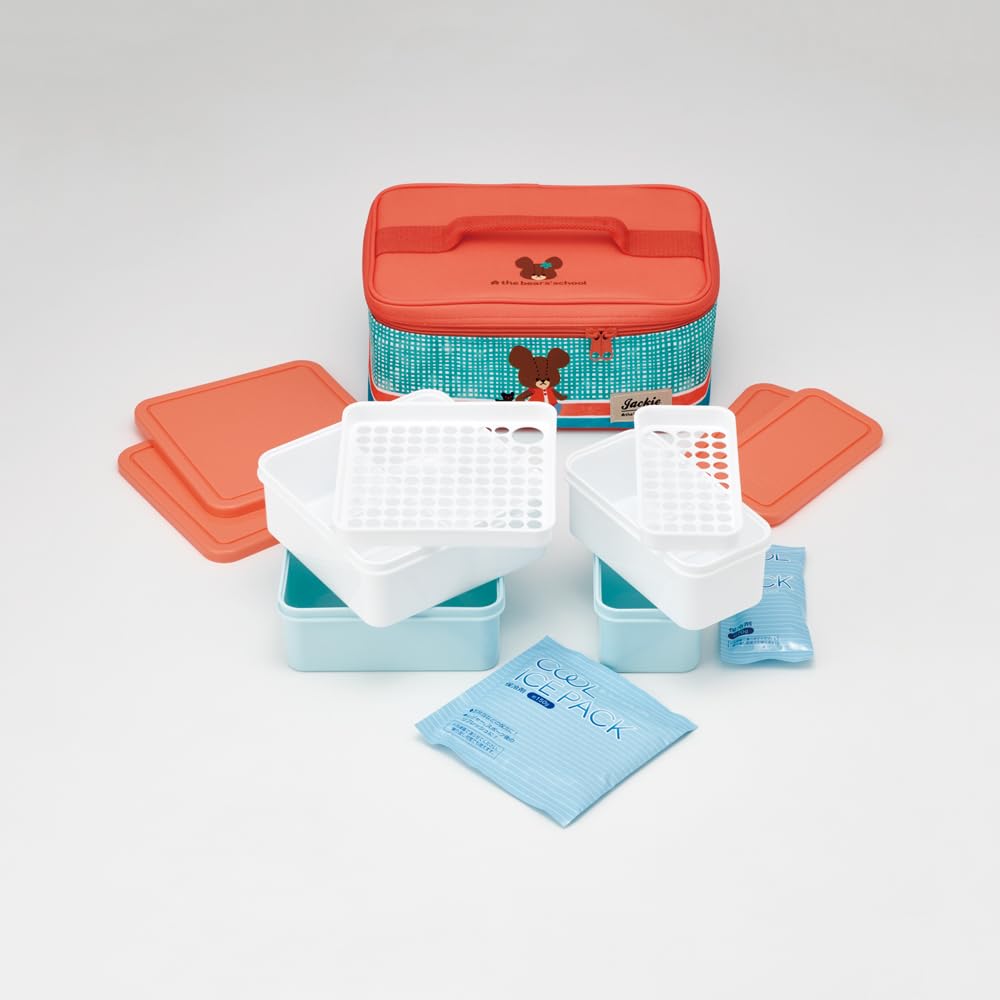 Skater Picnic Bento Box with Insulated Bag and Ice Pack 3440ml