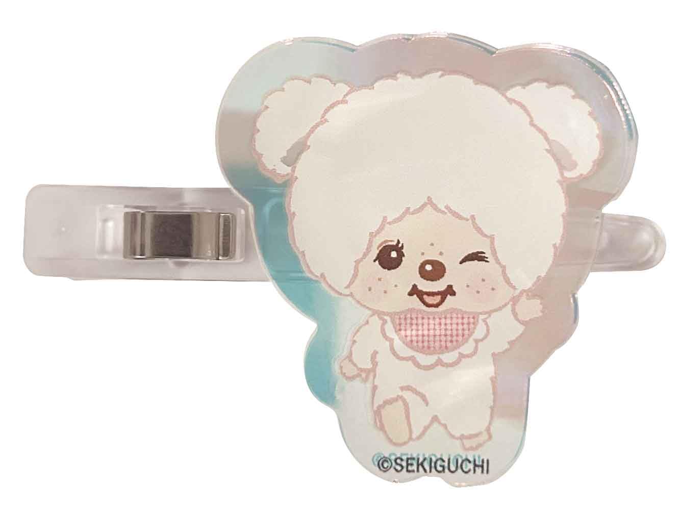 Ai Planning Monchhichi Acrylic Hair Clip 40mm Cute Design